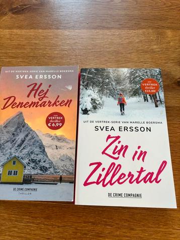 2 Thrillers van Svea Ersson: Denemarken & Zillertal beschikbaar voor biedingen