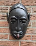 Leuke Afrikaanse Aardewerk Masker - vintage retro keramiek, Ophalen of Verzenden