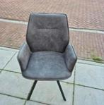 Stoel met nep leren bekleding, Huis en Inrichting, Stoelen, Ophalen, Gebruikt, Metaal, Eén