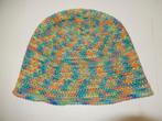 * Nieuw vrolijk veel kleurige handgemaakte gehaakte muts, Kleding | Dames, Mutsen, Sjaals en Handschoenen, Maat 38/40 (M), Handmade