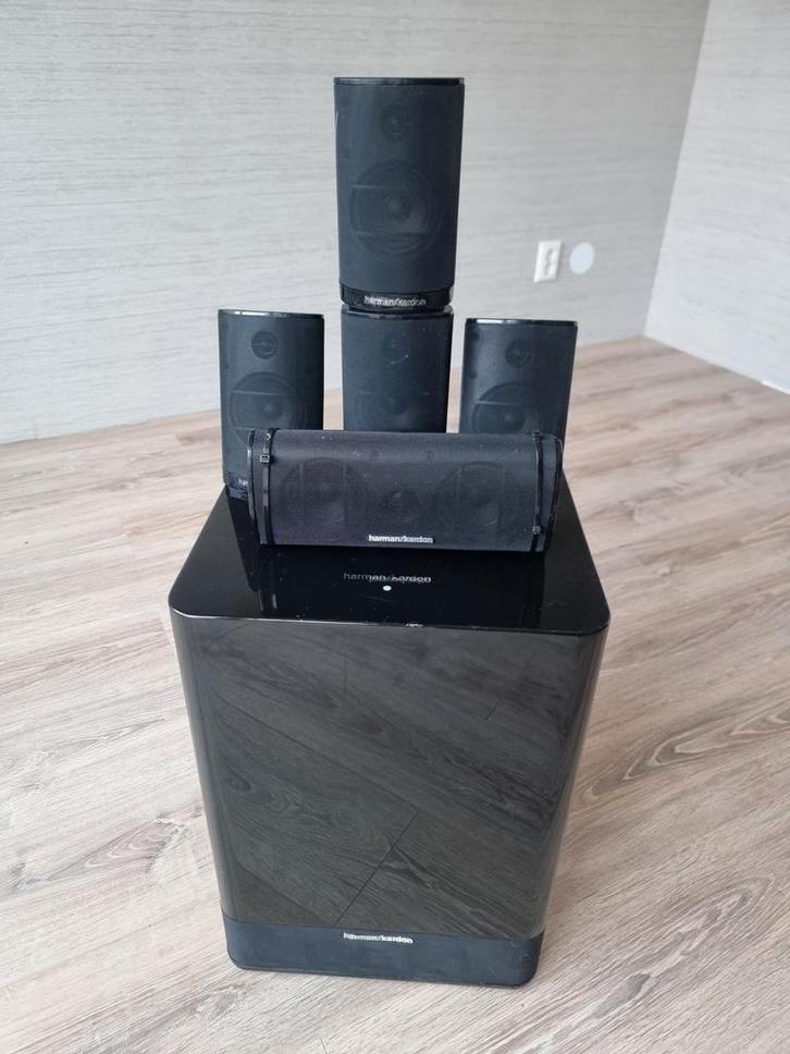 Harman Kardon Surround Speakerset - Gebruikt, Audio, Tv en Foto, Home Cinema-sets, Gebruikt, 5.1-systeem, 70 watt of meer, Overige merken