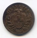 Zwitserland 2 Rappen 1851 PR- (XF-), Ophalen of Verzenden, Overige landen