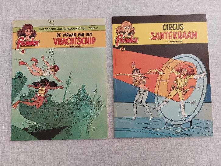 Henk Kuijpers - FRANKA - (deel 5 t/m 9) Oberon, Boeken, Stripboeken, Zo goed als nieuw, Meerdere stripboeken, Ophalen of Verzenden
