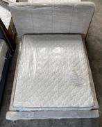 Outlet boxspring VIYA – topkwaliteit voor een outletprijs!, Ophalen, Crème, 200 cm, 160 cm