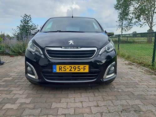 Peugeot 108 1.0 12V E-vti 51KW 5DR 2018 Zwart, Auto's, Peugeot, Bedrijf, ABS, Achteruitrijcamera, Airbags, Airconditioning, Android Auto