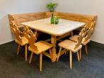 Massief grenen Oostenrijkse eethoek Duitse zithoek eettafel, Antiek en Kunst, Ophalen