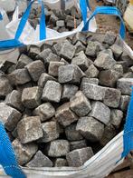 Portugees graniet keien basalt keien 9x9cm 20m2 kinderkoppen, Tuin en Terras, Grijs, Kei, Gebruikt, Ophalen of Verzenden