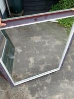 Houten kozijn met glas, Gebruikt, Raamkozijn, Inclusief glas, 75 tot 150 cm