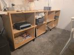 Grote Vakkenkast / dressoir, Huis en Inrichting, Kasten | Boekenkasten, Ophalen, Met plank(en), Gebruikt, 200 cm of meer
