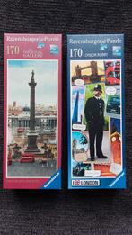 2 puzzels - London Bobby en Vintage London - 2x 170 stukjes, Ophalen of Verzenden, Minder dan 500 stukjes, Gebruikt, Legpuzzel