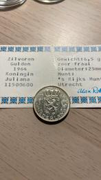 Zilveren Gulden 1964 Koningin Juliana, Postzegels en Munten, Munten | Nederland, Verzenden, Koningin Juliana, 1 gulden