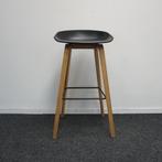 HAY About a Stool AAS32 Barkrukken | Zwart / Eiken | 75 cm, Huis en Inrichting, Barkrukken, -, -, 60 tot 90 cm, Ophalen of Verzenden