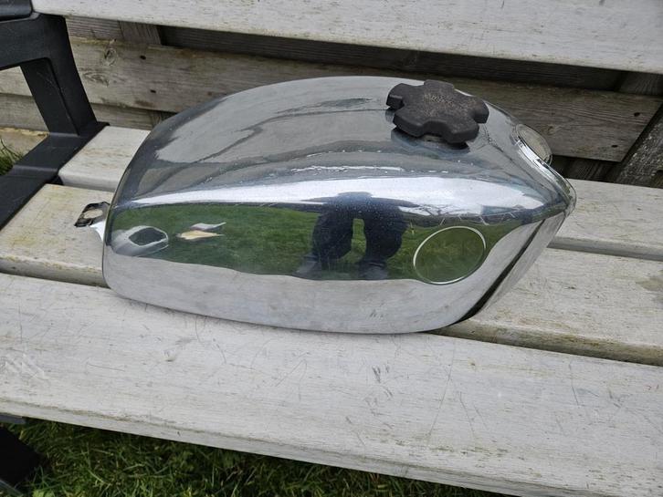 tank 529 530 origineel nw chroom, Fietsen en Brommers, Brommeronderdelen | Zundapp, Gebruikt, Tank, Ophalen of Verzenden