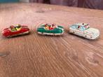 3 blikken speelgoed autootjes antiek mini's 4.5x2x2cm, Antiek en Kunst, Ophalen of Verzenden