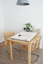 IKEA Bjorkudden eettafel massief berkenhout, Huis en Inrichting, Tafels | Eettafels, Ophalen, Gebruikt, 50 tot 100 cm, 100 tot 150 cm