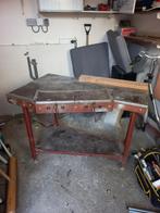 Antieke Werkbank met Dubbele Bankschroef - Vintage, Ophalen of Verzenden, Gebruikt, Bankschroef