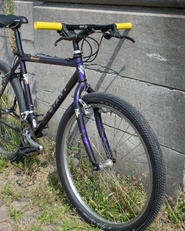 GIANT TERRAGO 1994 STEEL IS REAL VINTAGE MOUNTAINBIKE, Fietsen en Brommers, Fietsen | Mountainbikes en ATB, Zo goed als nieuw