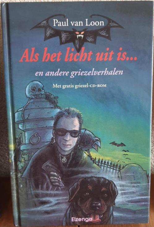 Paul van Loon 2 boeken: 'Als het licht uit is' en 'Lyc-Drop', Boeken, Kinderboeken | Jeugd | 10 tot 12 jaar, Zo goed als nieuw