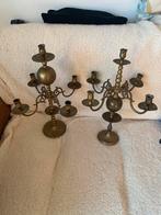 Koperen kandelaars, Ophalen, Gebruikt, Overige materialen, Vintage