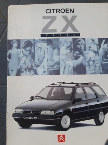 folder Citroën ZX Break 1994 - Duits beschikbaar voor biedingen