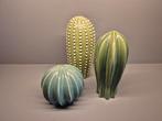 3 cactussen van aardewerk, Ophalen of Verzenden