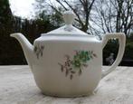 Mosa Groene Bloem Theepot 5 Koffie + 5 Thee Kop + Schotels, Antiek en Kunst, Antiek | Servies compleet, Ophalen of Verzenden