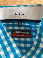Marvelis Herenhemd Lange Mouw 16/41, Kleding | Heren, Overhemden, Marvelis, Blauw, Ophalen of Verzenden, Halswijdte 41/42 (L)