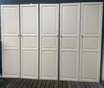 5x Ikea Pax Kast deur Birkeland Tyssedal 50 x 195 crème wit, Huis en Inrichting, Kasten | Kledingkasten, Ophalen, Gebruikt, Klassiek
