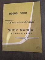 Ford Thunderbird 1968 Werkplaatshandboek Supplement, Ophalen of Verzenden