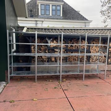 Stellingkast Magazijn Stelling Opberg Metaal 408x200x64cm beschikbaar voor biedingen