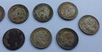 1882 tot 1948 Nederlands Zilver Koper Munten Munt Vondsten, Postzegels en Munten, Munten | Nederland, Zilver, Koningin Wilhelmina