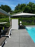 Glatz zweefparasol 3.50x3.50, Tuin en Terras, Parasols, Ophalen, Gebruikt, Kantelbaar, Zweefparasol
