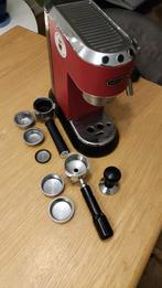 Delonghi Dedica EC685 met accesoires!, Ophalen, Gebruikt, Espresso apparaat, Gemalen koffie