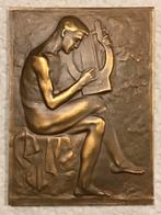 Belgische Art Deco medaille voor verdienste J. Witterwulghe, Verzenden, Brons, Buitenland