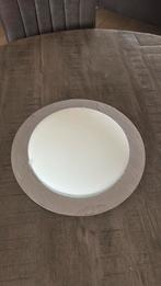 Plafondlamp met traanplaat rand, Huis en Inrichting, Lampen | Plafondlampen, Ophalen, Zo goed als nieuw