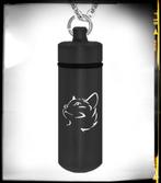 Nieuwe ketting urn assieraad as sieraad asketting poes kat, Sieraden, Tassen en Uiterlijk, Overige materialen, Verstelbaar, Zwart