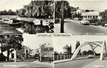 Groeten uit Geldermalsen - 4 afb dorpsgez - 1968 gelopen beschikbaar voor biedingen