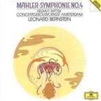 MAHLER Symphonie no. 4 CD BERNSTEIN RCO DG TOP CONDITIE, Ophalen of Verzenden, Modernisme tot heden, Zo goed als nieuw, Orkest of Ballet