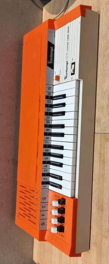 Bontempi vintage retro keyboard orgeltje beschikbaar voor biedingen