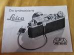 Leica camera Gebruiksaanwijzing, Audio, Tv en Foto, Fotocamera's Analoog, Gebruikt, Ophalen of Verzenden, Compact, Leica