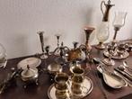 Zilverwerk Verzilverd Servies Kandelaren Bestek Schaaltje, Ophalen of Verzenden, Zilver