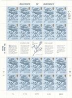 Guernsey 2 Postzegelvelletjes Folklore  Uitgave 1981, Verzenden