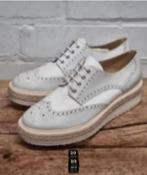 Peperosa - Prachtige leren brogues maat 41 - Als Nieuw, Schoenen met lage hakken, Peperosa, Wit, Ophalen of Verzenden