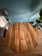 Eettafel mango hout, Ophalen, Gebruikt, 100 tot 150 cm, Rond