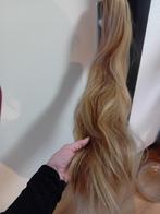 Haarstuk op klem - blond gemêleerd, Ophalen of Verzenden, Zo goed als nieuw, Pruik of Haarverlenging