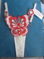 Sexy string met vlinder wit (NIEUW), Geen merk, Ophalen of Verzenden, Wit, String