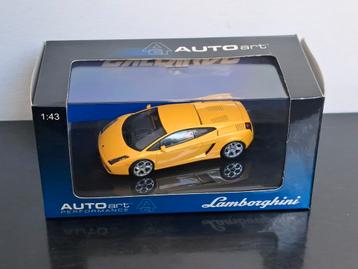 Lamborghini Gallardo V10 geel AutoArt 1/43, zie adv