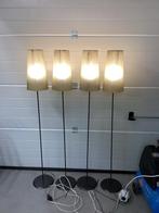 4 Staande Lampen - Modern industrieel Design, Huis en Inrichting, Lampen | Vloerlampen, Zo goed als nieuw, Metaal, 150 tot 200 cm