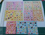 11 Vellen stickers Funny Food, Ophalen, Nieuw