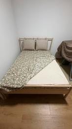 Bjorksnas ikea bed 2025 eikenhout 160X200, Huis en Inrichting, Ophalen, Tweepersoons, 200 cm, 160 cm